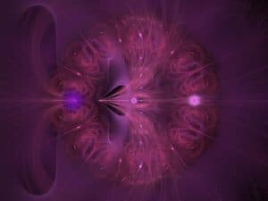 self-compassion transcension maturity magenta-purple abstract image